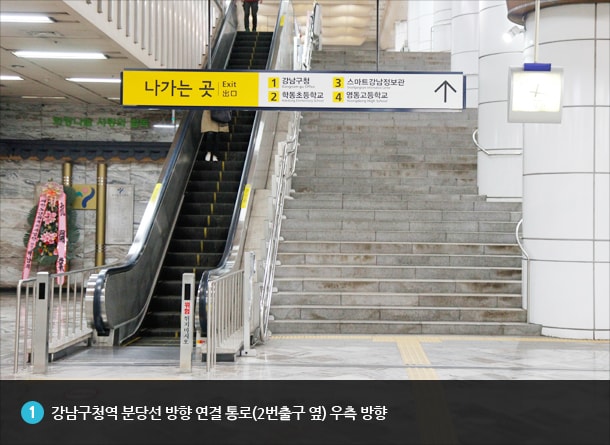 지하철역 엘레베이터 이용시